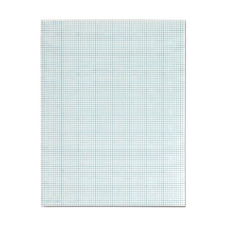Tops Products TOPS, CROSS SECTION PADS, 8 SQ/IN QUADRILLE RULE, 8.5 X 11, WHITE, 50PK 35081